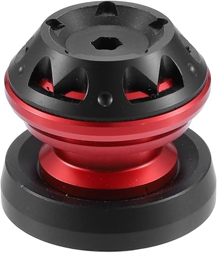 Vista 13 de X AUTOHAUX 2 carretes deslizantes de aleación de aluminio negro M10x1.5 de 0.394 in