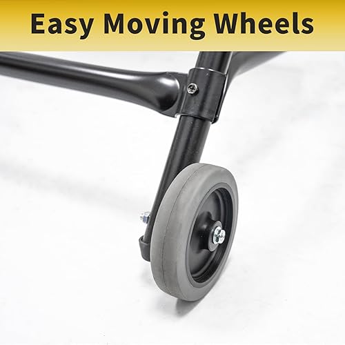 Miniatura 7 de HiCFM 7900 CFM Ventilador de pie inclinable de 24 pulgadas con rodamiento de bolas, potente motor de 25 HP, cable de 9 pies, inclinación de 180