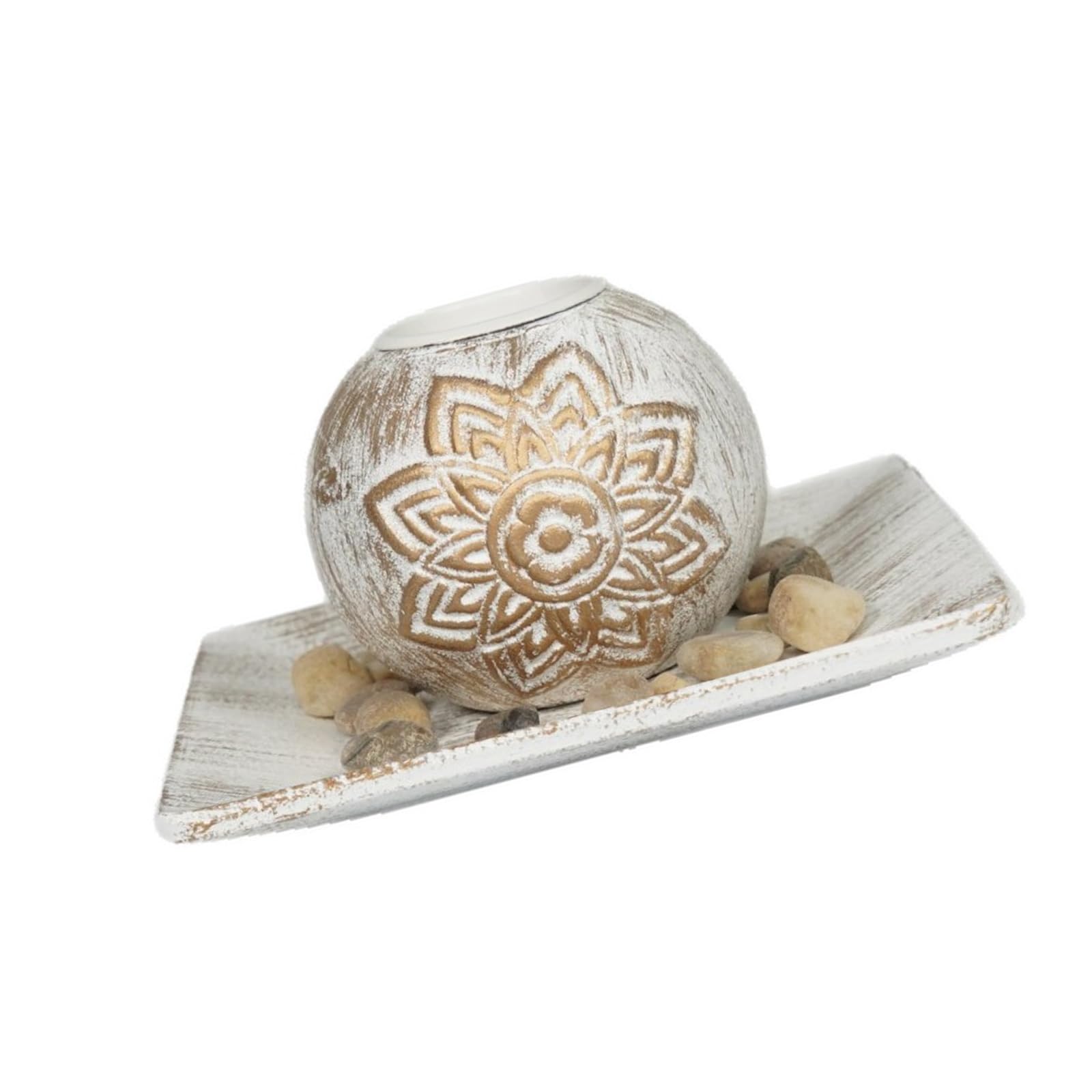 hogtnd Coconut Shell with Natural Fragrances Soybean Waxes Scented Desktop Decors for Living Room Bedroom Gift Natural Wood Scent