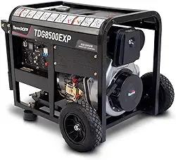 GERADOR TOYAMA DIESEL TDG8500EXP MONOFASICO 115/230V 7.0KW PARTIDA ELETRICA COM AVR APTO ATS