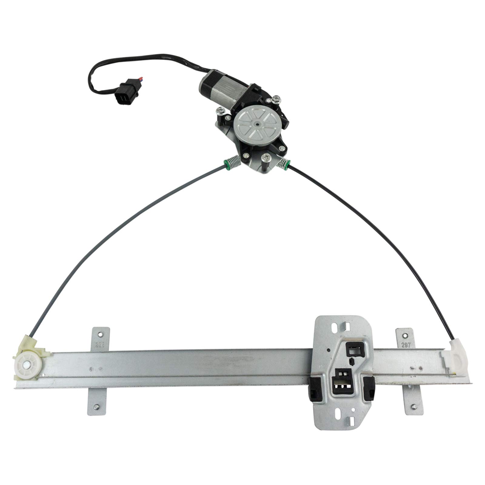 TRQ Rear Right Power Window Regulator &amp; Motor Assembly Passenger Side Compatible with 2006-2014 Honda Ridgeline
