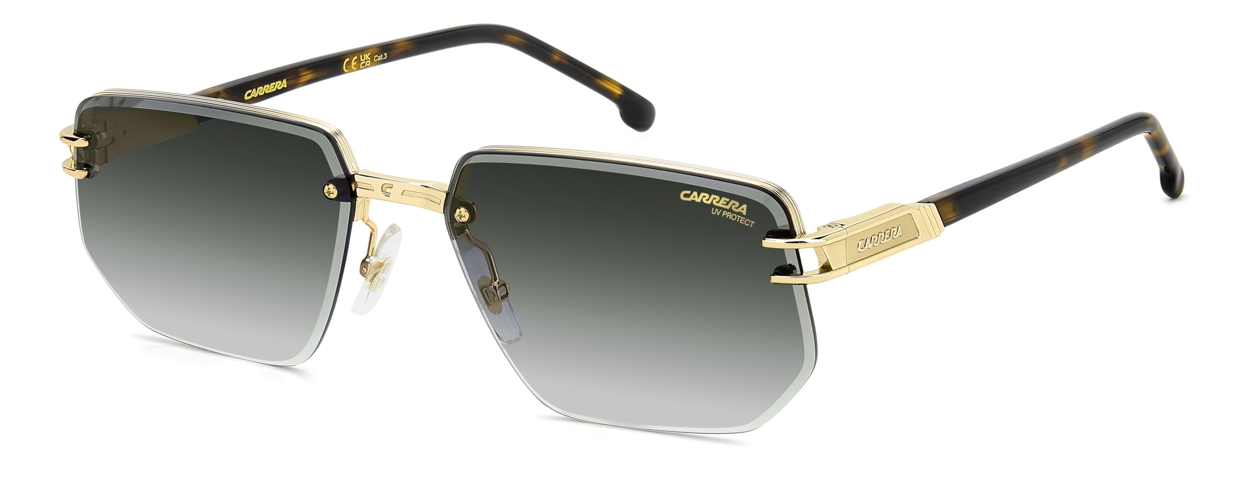 Carrera 1070/S BROWN HAVANA ON GOLD/GREEN SHADED 60/17/145 men Sunglasses