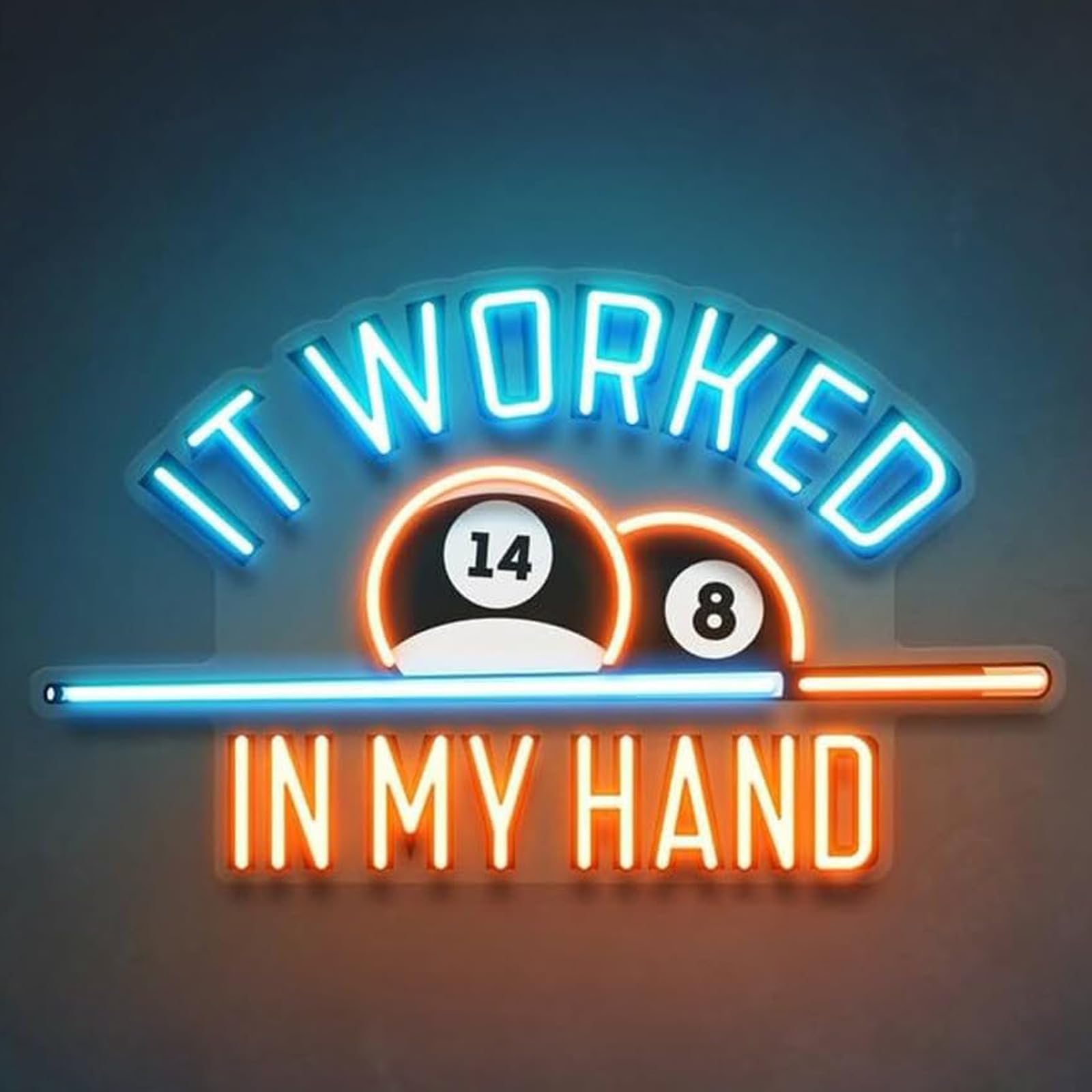 Billiards Ball Neon Sign Football UV Printed LED Light Sign for Snooker Pool Hall Gym Bar Shops Bedroom Wall Decor USB Dimmer