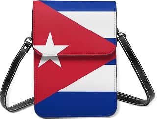 Cuba Flag Crossbody Cell Phone Bag cute Purse Bags with Shoulder Strap Holder Wallet For Women Handbag MINI Phone Bag Passport Purse Lightweight