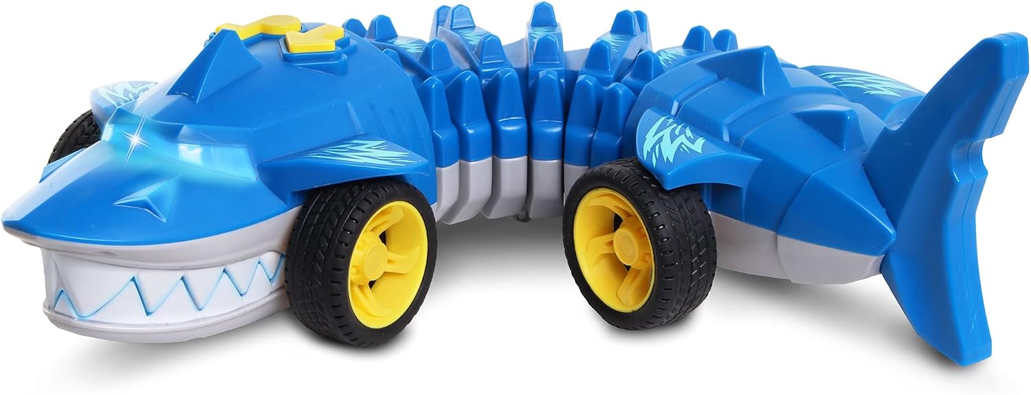 NKOK Interactive Crawling Shark Toy – Moving Shark with Lights & Sound