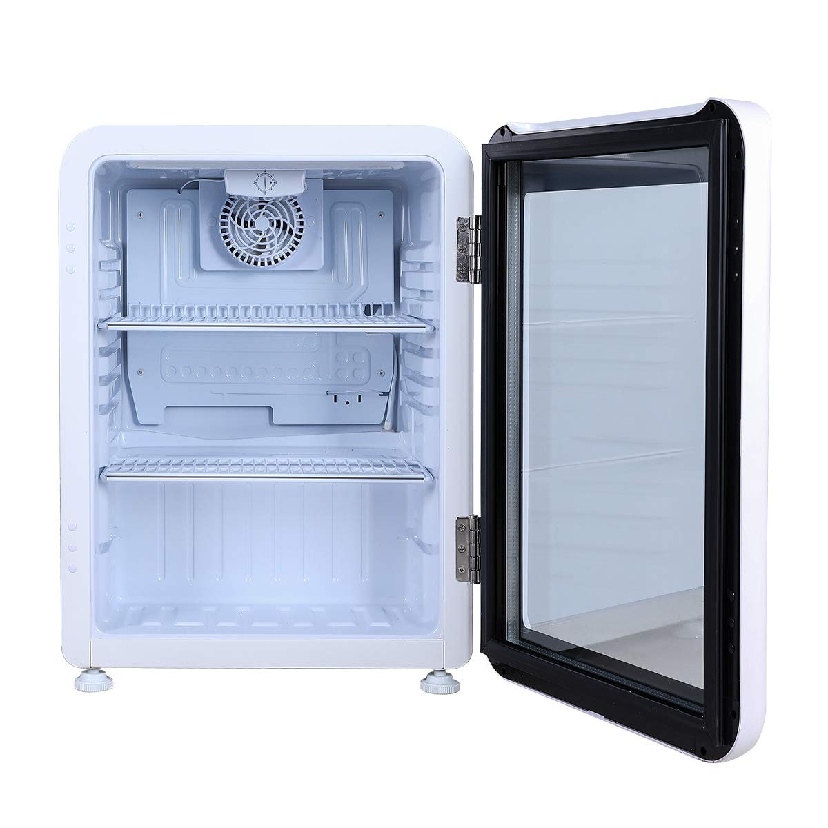 Amazon | Hijiru レトロ冷蔵ショーケース68L/ホワイト【HJR-RK70WT 