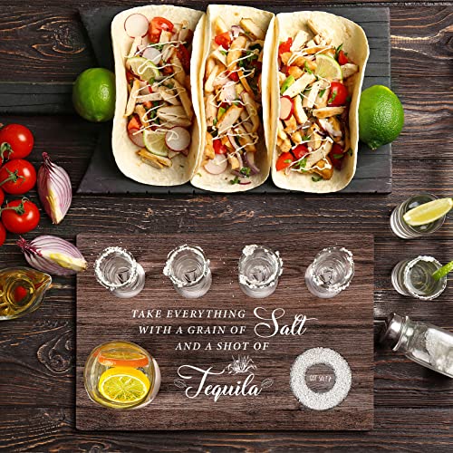 image for CHENGU Tequila Shot Board Tequila Gifts for Women Men Shot Glasses Hol