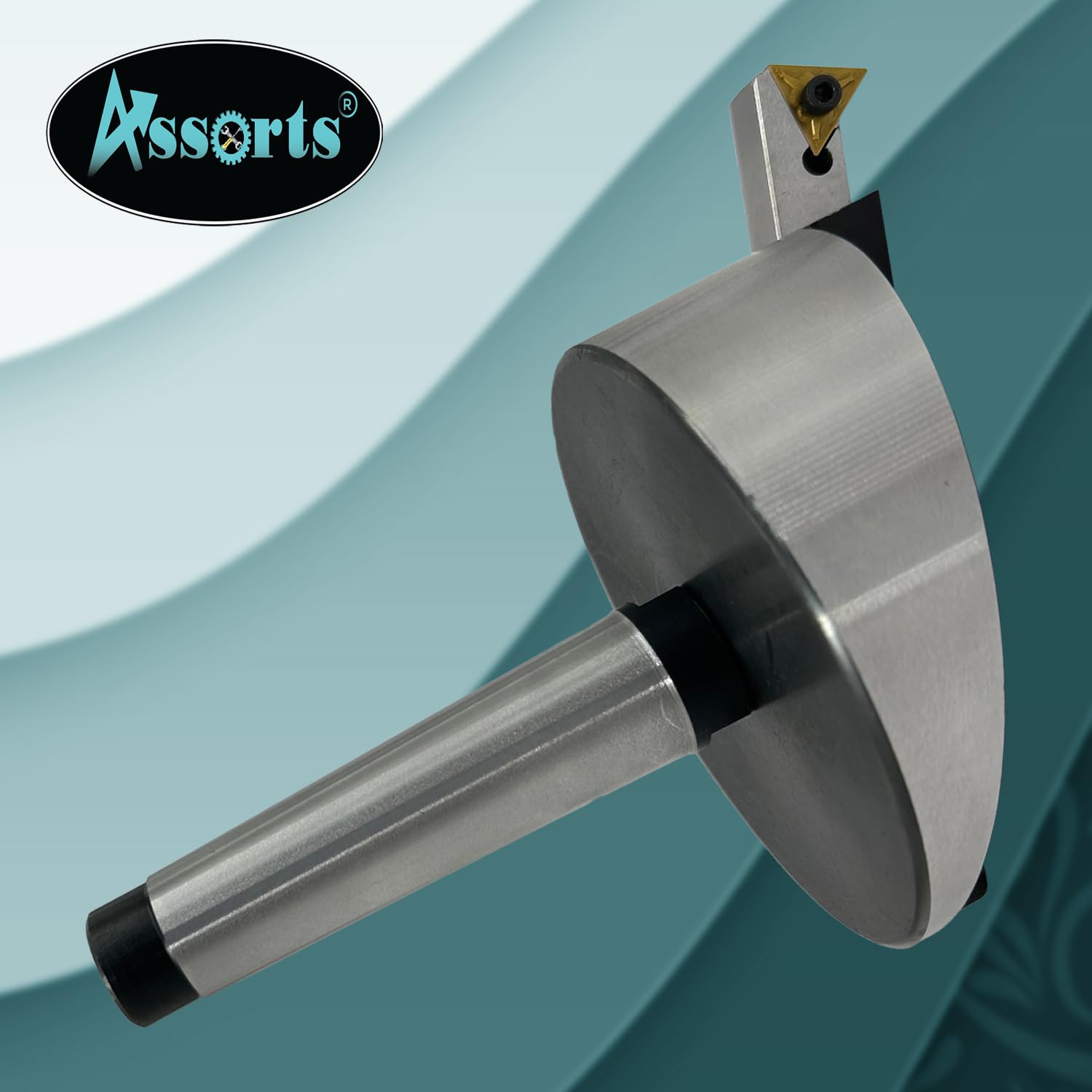 Cortador de moscas con punta indexable de carburo (Morse Taper 3MT) de tamaño grande de 100 mm de diámetro