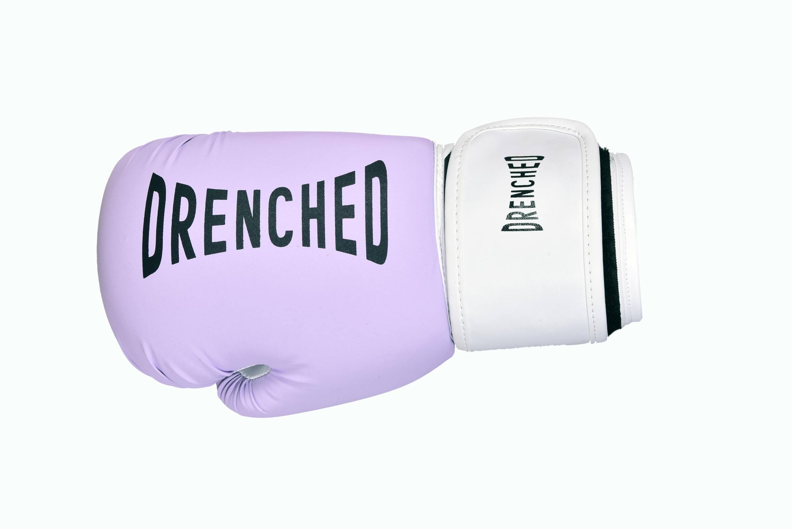 Drenched Boxing Gloves with Molded Padding Foam 10Oz for Training, Kickboxing, Heavy Bag Workout, Muay Thai, MMA (Lavender) 1