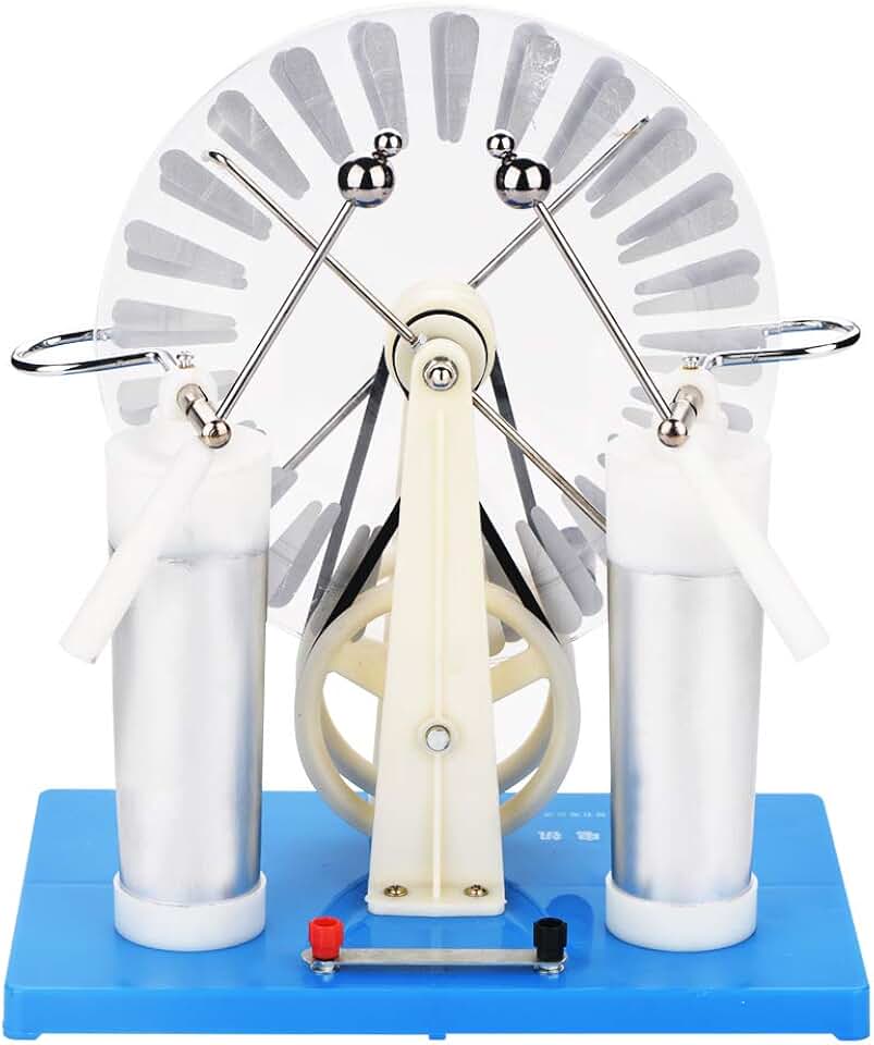 A Máquina de Wimshurst Cabinet de curiosité