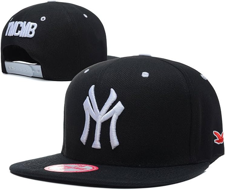 MissHats YMCMB Baseball Cap Collection Large Black and White Logo