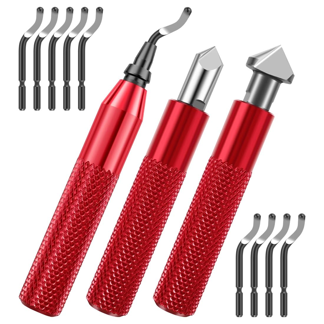Kit 10Lames Ébavurage Aluminium