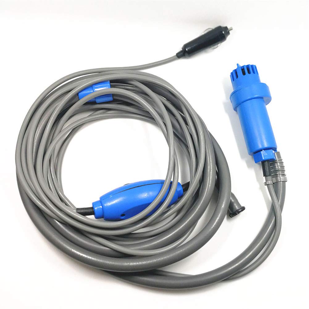 TBVECHI Shower 12V Portable Camping Shower Portable Outdoor Hiking Camp with Storage Bag Boat Caravan Car Hiking