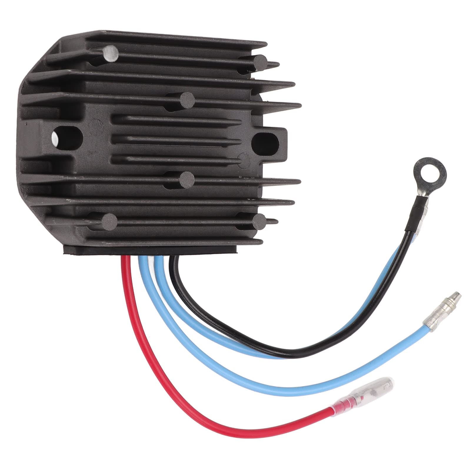 Raddrizzatore Regolatore di Tensione a 4 Fili Regolatore di Tensione Elettrico 12V Lega di Alluminio 66611‑55250 Sostituzione per Trattore B4200 B5100