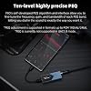 FiiO KA17 Portable USB DAC Audio HiFi Decoder, Dual ES9069Q PCM768 DSD512 3.5/4.4mm Output for Android iOS Mac Win10 (Black)