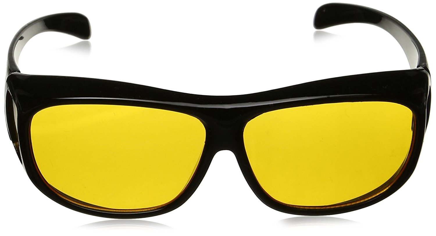 Clear Vision Night Optics Wraparound Glasses