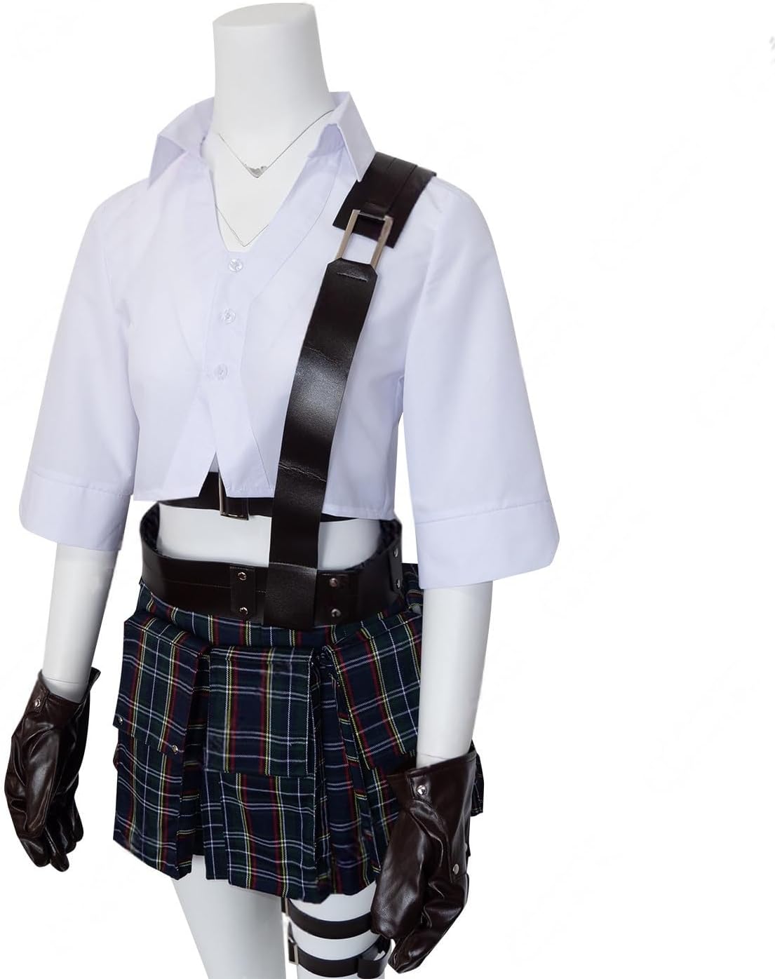 Lady Cosplay Boots Costume Skirt Game Women Halloween Party Anime Event Roleplay Uniform