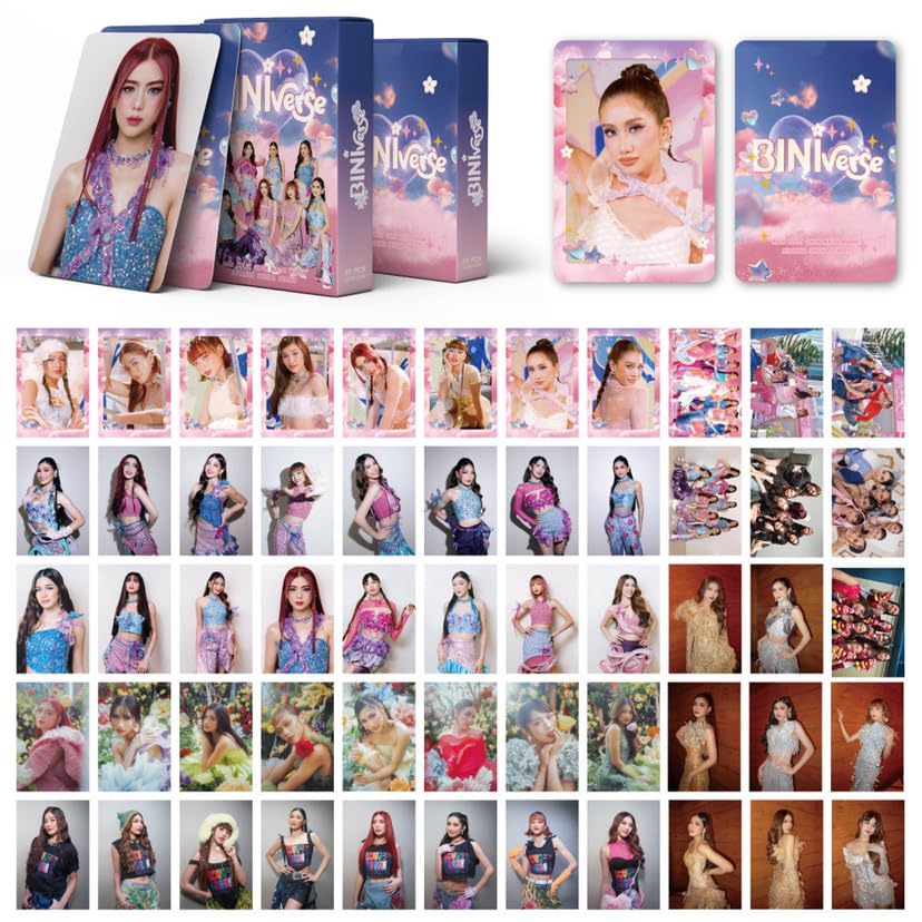 Kpop BINI 55 Cards Mini Album Photocards Set Fan Gift (BINI[2])