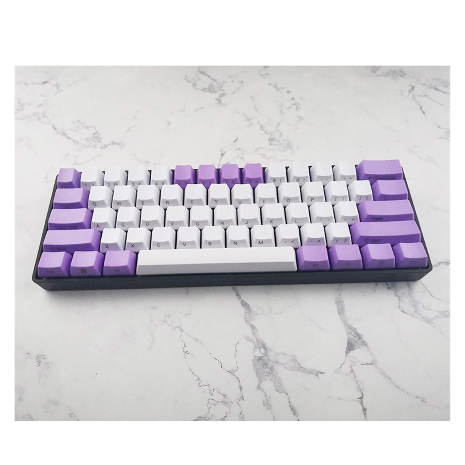 Amazon.co.jp: 紫色のキーキャップゲーミングキーボード空白の