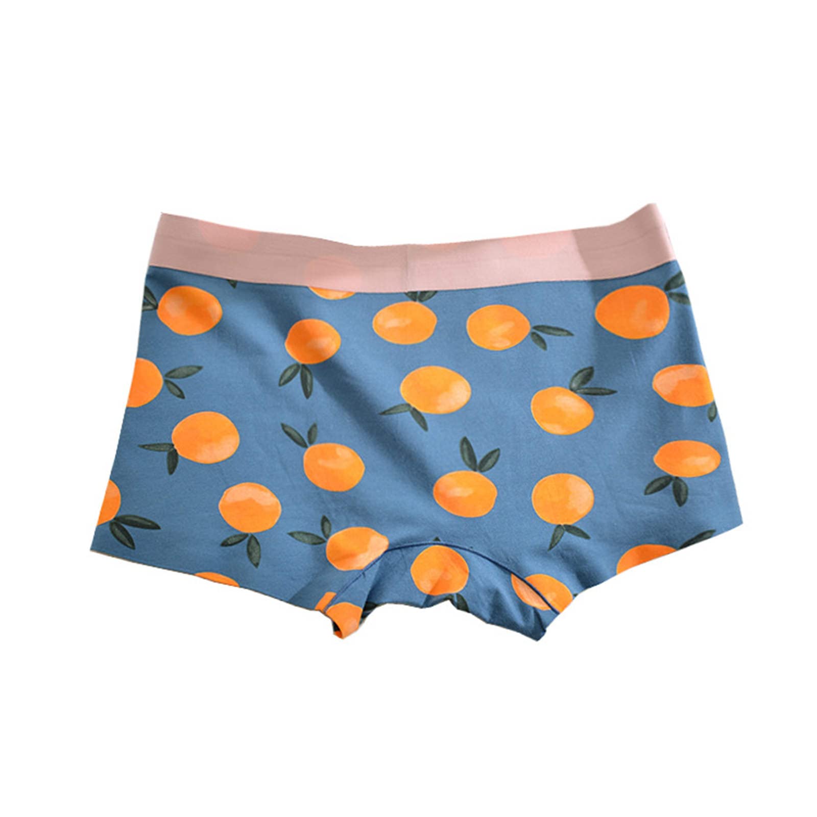 Boxer Uomo Boxer Seamless Modal Media Vita Stampa Intimo per Uomo Tratto Traspirante-4 Packs,XL