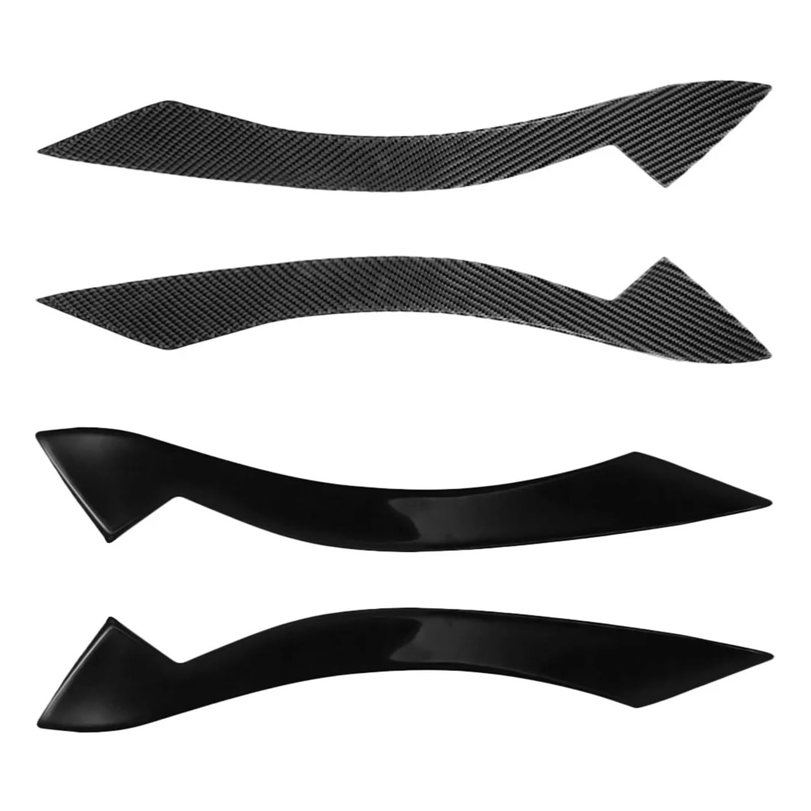 Frontscheinwerfer-Augenlid-Augenbrauen-Abdeckungsverkleidung, Compatible With Z4 E89 2009–2015(Carbon Fiber)