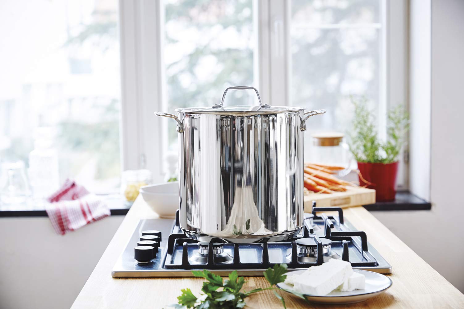 Beka Chef 28 cm Stockpot And Lid, 17 Litre Capacity