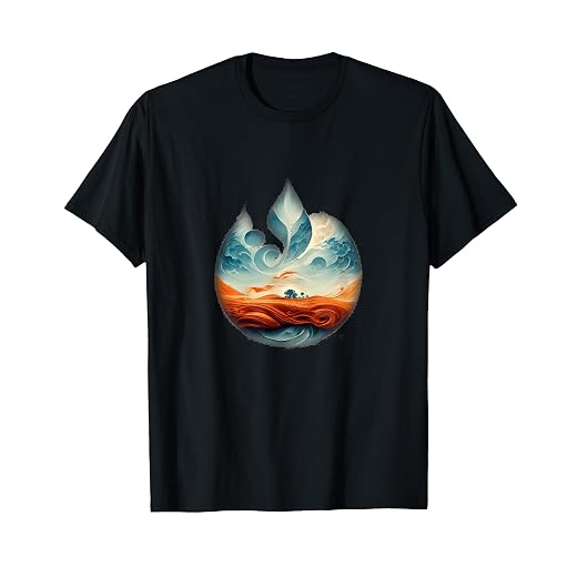 Logo Of Water Fire Earth Wind T-Shirt