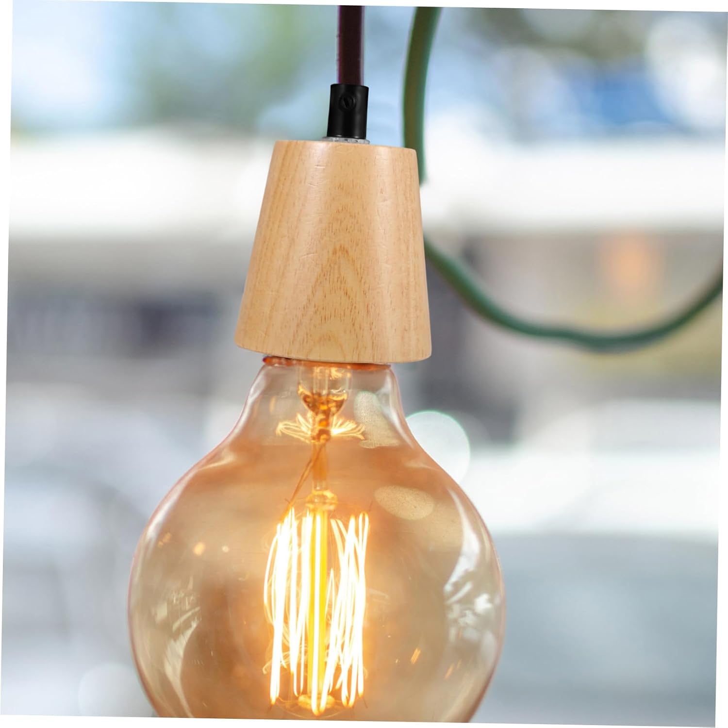 jojofuny Nightstand Lamp Base Warm Light Socket Lamp Holder Vintage Pendant Light Holder Replacement