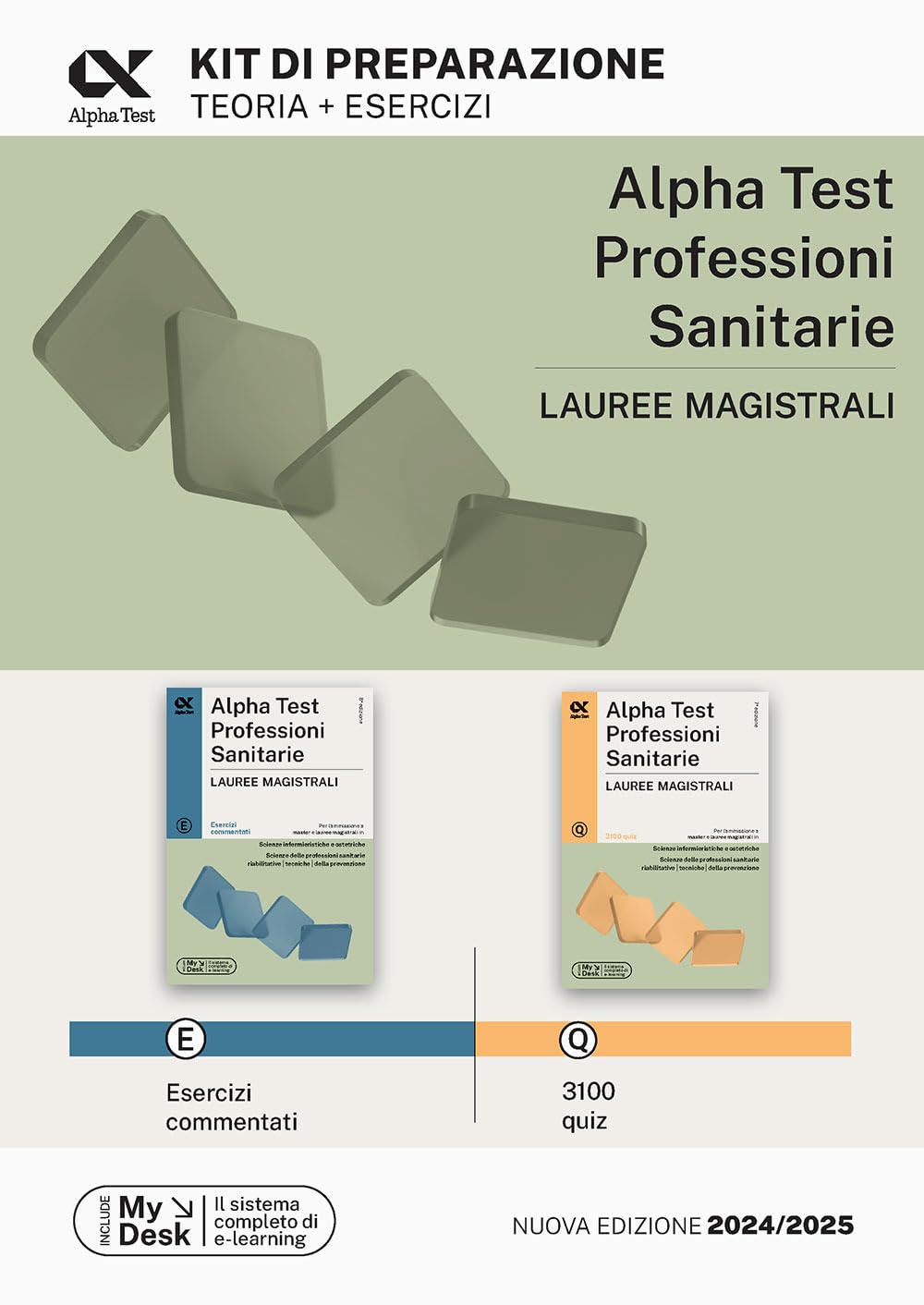 Alpha Test Professioni Sanitarie Lauree magistrali 2026-2027. Kit di preparazione. Con simulatore online