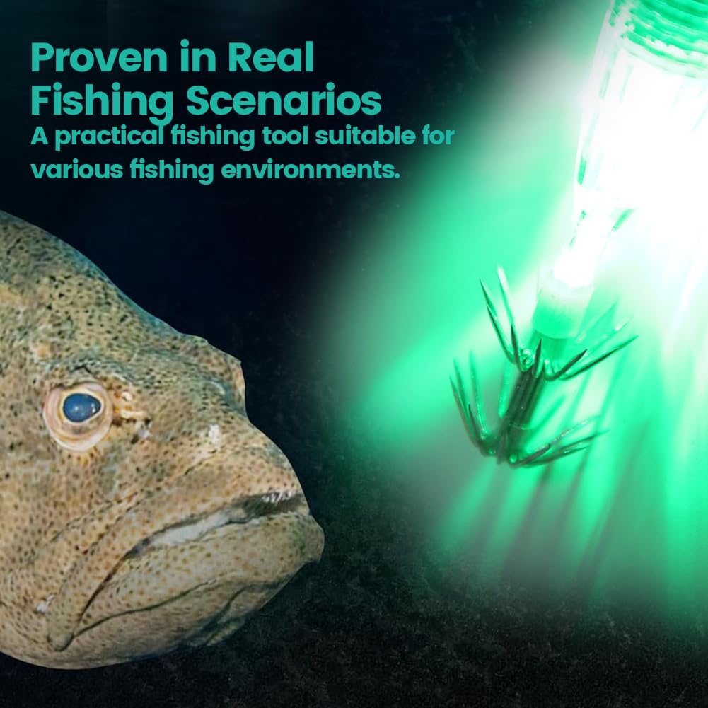LAMPE DE LEURRE sous-marin DEL lumineuse pour la pêche au calmar et à