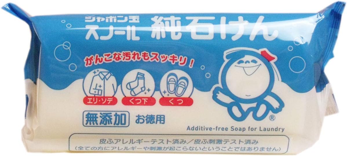 【美浜卸売-ORS4A01】シャボン玉 スノール純石けん 無添加 お徳用 １８０ｇ×40個セット