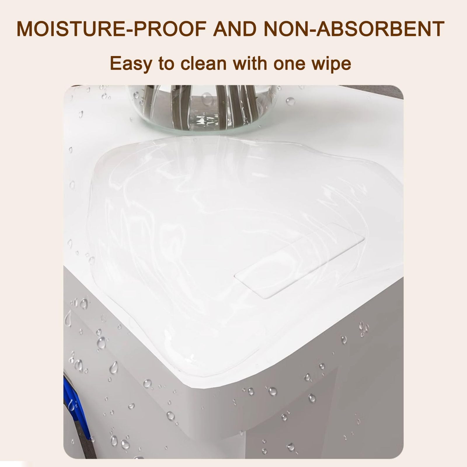 Copritermosifone Bianco Con Griglia - Legno-Plastica 50x60x20 Cm Per Casa