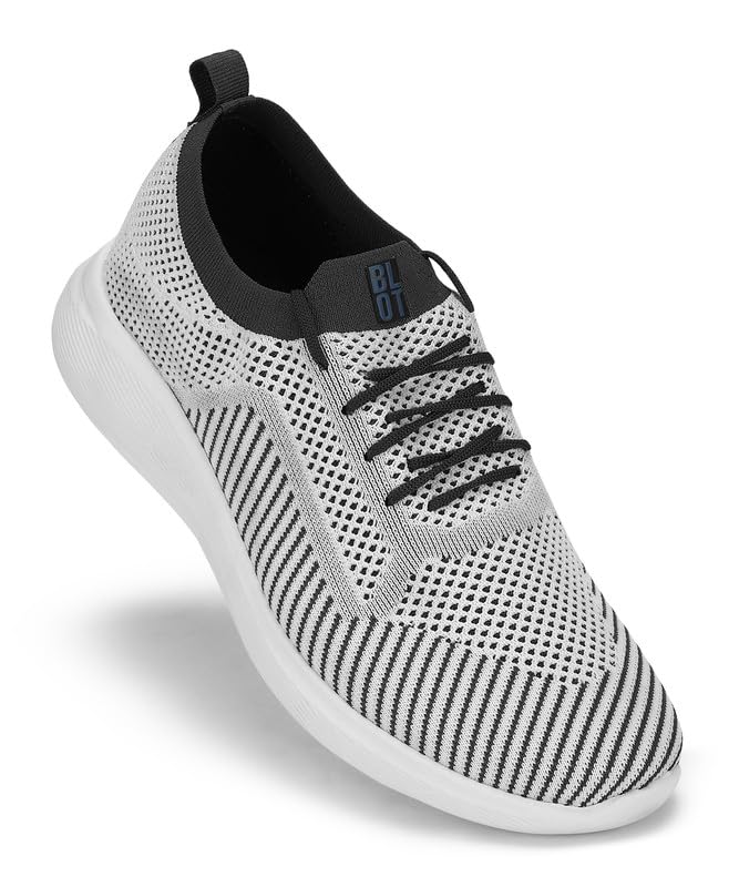 Image of PARAGON K1219G Stylish Walking Shoes for Men | Comfortable Soft Cushioned Insole, Ankle Elastic for Easy Wear, Breathable Upper Material, Easily Washable Sports Shoes | Ideal for Everyday Use
