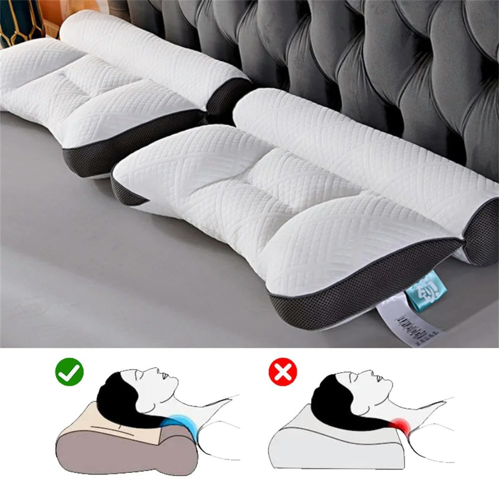 Poduszka ortopedyczna SECWL Ultra-Comfortable Ergonomic Neck Support Pillow Chroń szyję i kręgosłup Poduszka ortopedyczna do spania w każdej pozycji