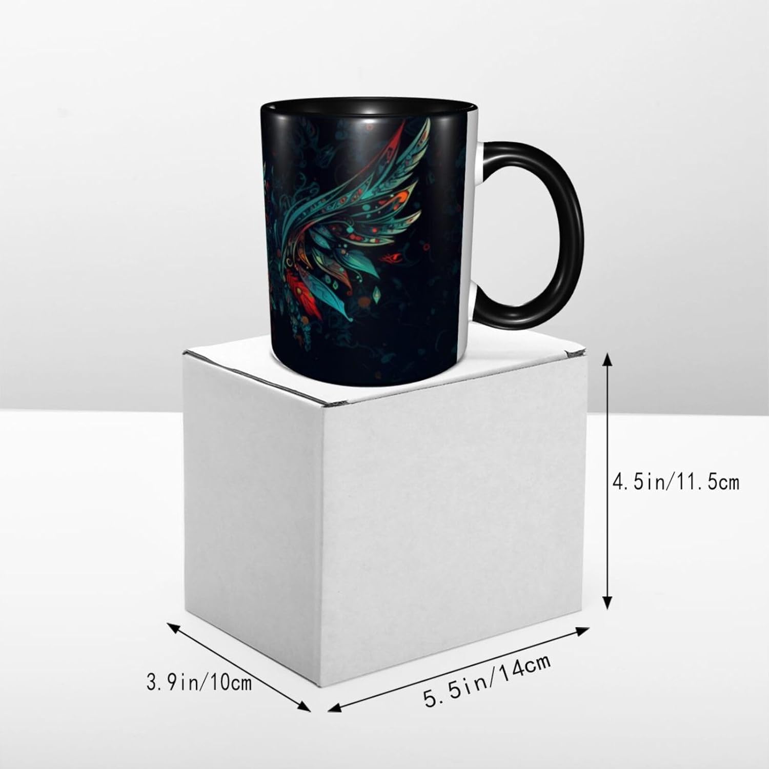 Owl Coffee Mug Ceramic Tea Cup With Handle Funny Porcelain Mugs for Women Dishwasher Microwave Safe 11oz - Image 5