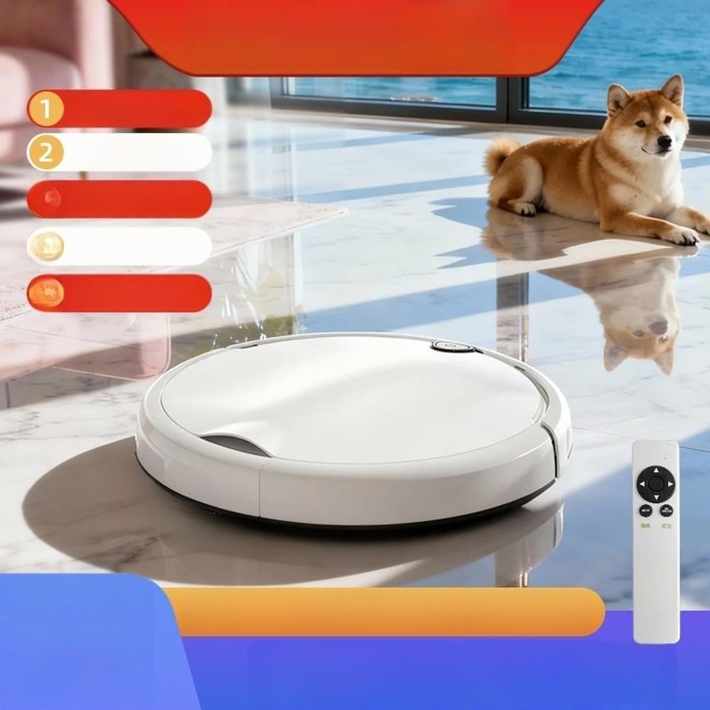 Robot aspirador con mando a distancia, Smart Gyro Navigation Mop para