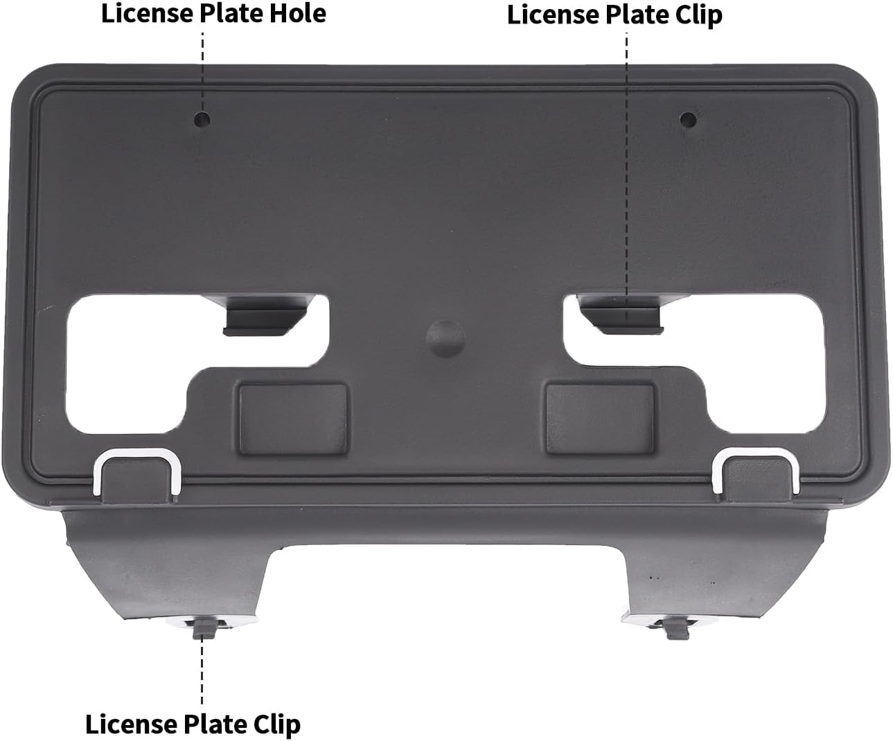 Linskip for 2023-2026+ Ford F250 F350 F450 F550 License Plate Bracket, License Plate Frame Holder Mount for Ford F250-F550 Super Duty Front Bumper PC3Z-17A385-AA FO1068203