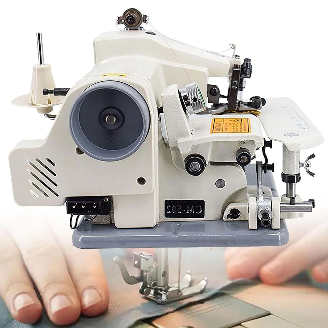 Máquina de dobladillos eléctrica de Puntada Invisible, máquina de Coser portátil, máquina de Bordar doméstica, Adecuada para dobladillos de Pantalones, con Pedal