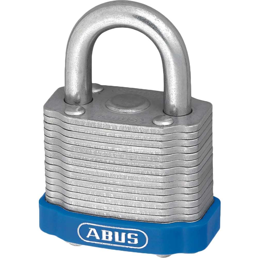 ABUS 33742 Eterna Laminated Plated Steel Padlock with EE0022 Alike Keyed
