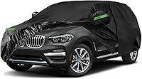Vista 10 de Funda impermeable para automóvil compatible con BMW Serie 8 Coupe 2019-2025, protector de automóvil de ajuste personalizado 210T con tiras