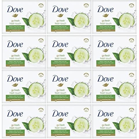Dove Fresh Touch Cucumber & Green Tea Soap Bars Cover