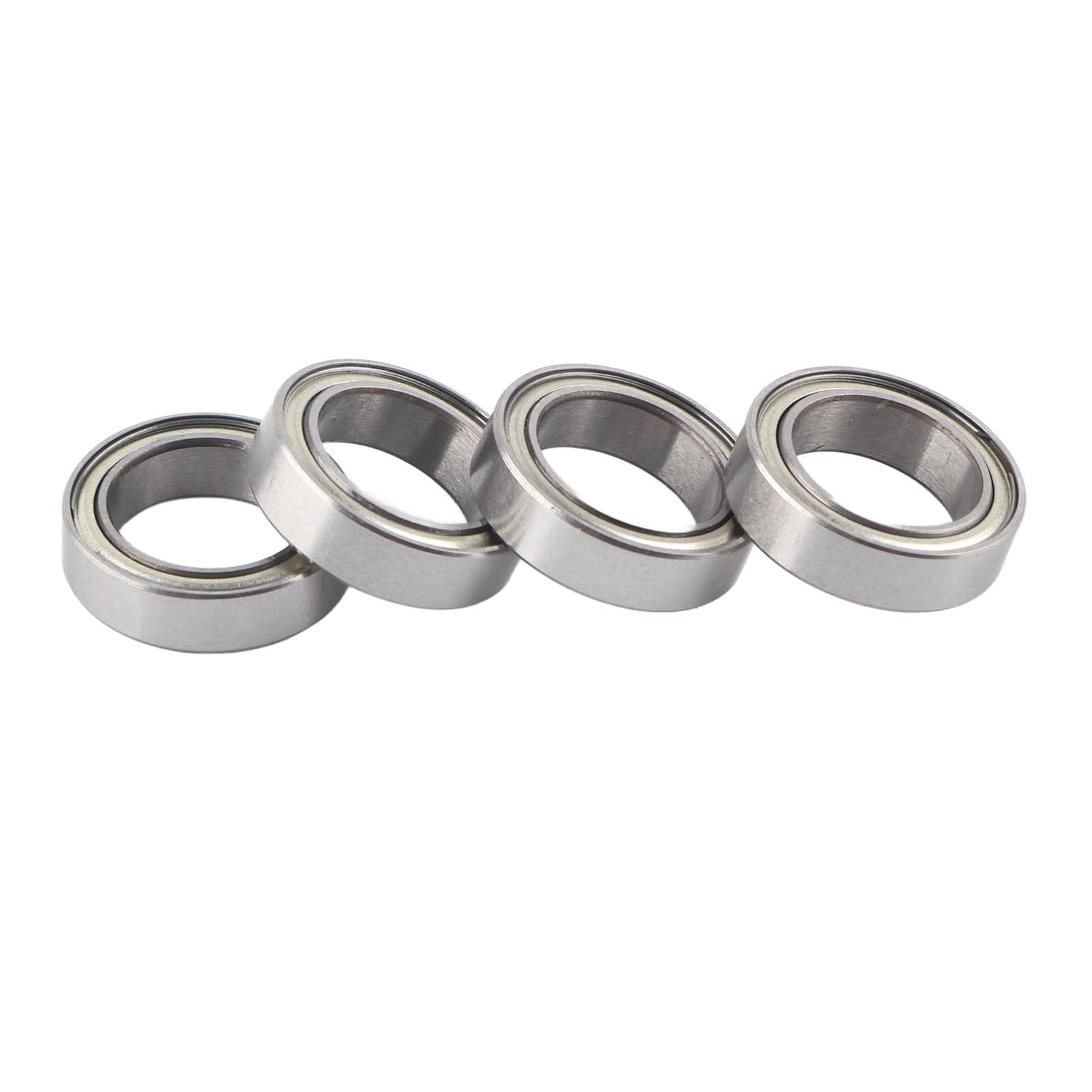 ZAWELIYO 4Pcs RC Ball Bearing Kit Stainless Steel Ball Bearings Improve Performance for Arrma 3S 1/10 Remote Control Car 10x15x4mm