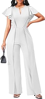 Formal Jumpsuit for Women Dressy Elegant Long Straight Pants Jumpsuits f...