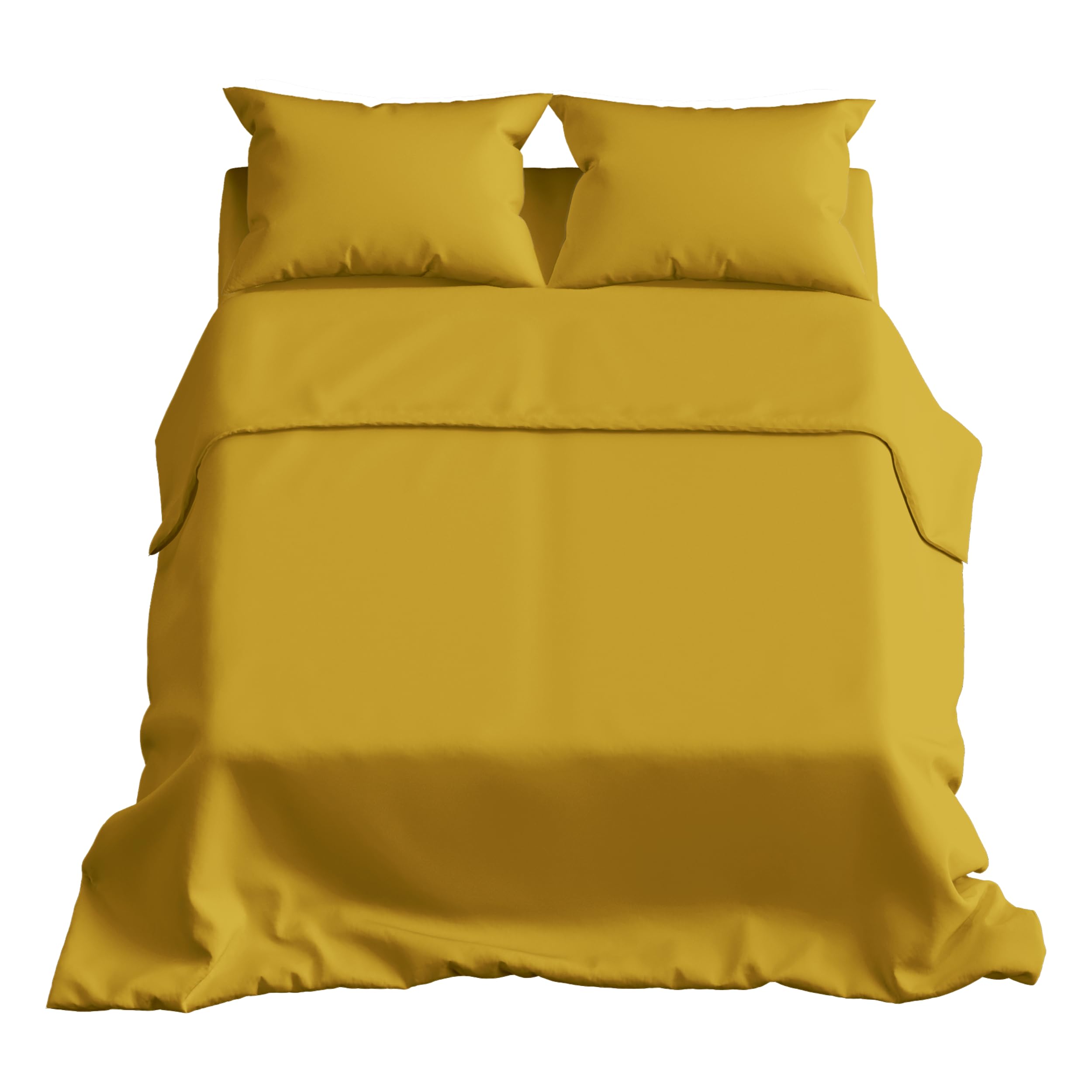 Set Lenzuola Matrimoniali Cotone 100% - Nero, Elegante E Morbido | Per Letti 160x200cm, Confortevole E Traspirante - Foto 8