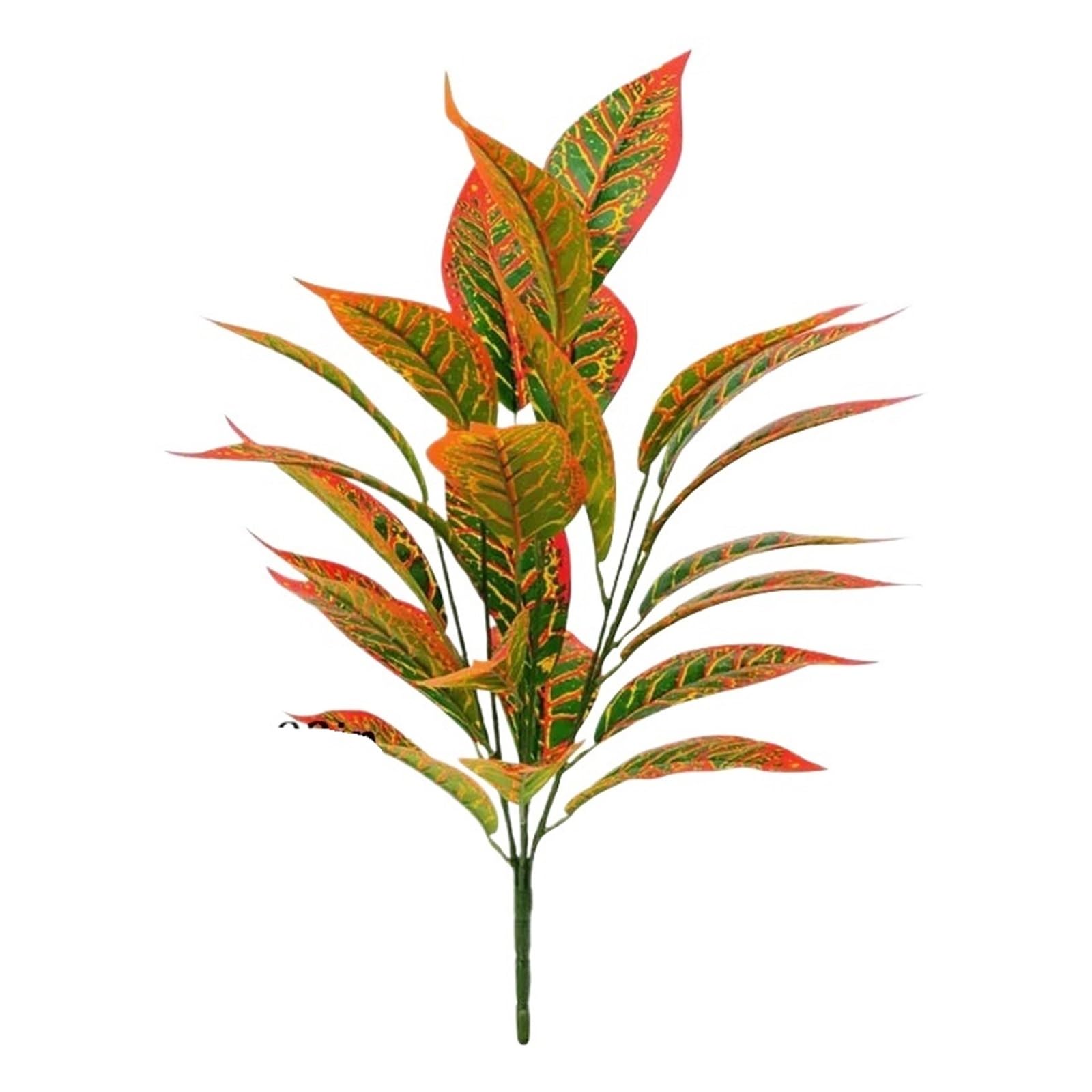 Künstliche Tannenzweige 76 cm 26 Blätter Künstliche Magnolienpflanzen Tropischer Baum Gefälschte Palme Zweig Kunststoff Banyan Blatt Falsche Monstera for Hausgarten Dekor(76cm 26leaves Red)