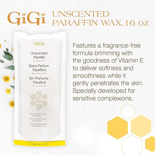 Miniatura 9 de GiGi Cera de parafina de vainilla dulce con extractos de grano de cacao y soja 16 onzas