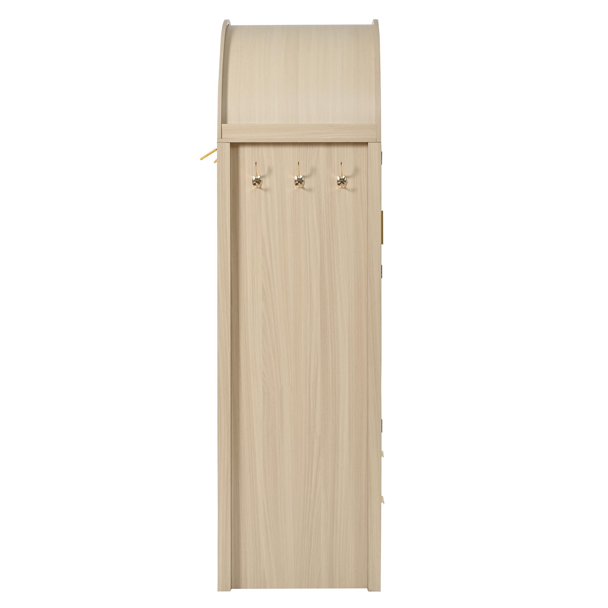 Armadio moderno 2 ante 80x50x179 cm con barra appendiabiti e cassetti