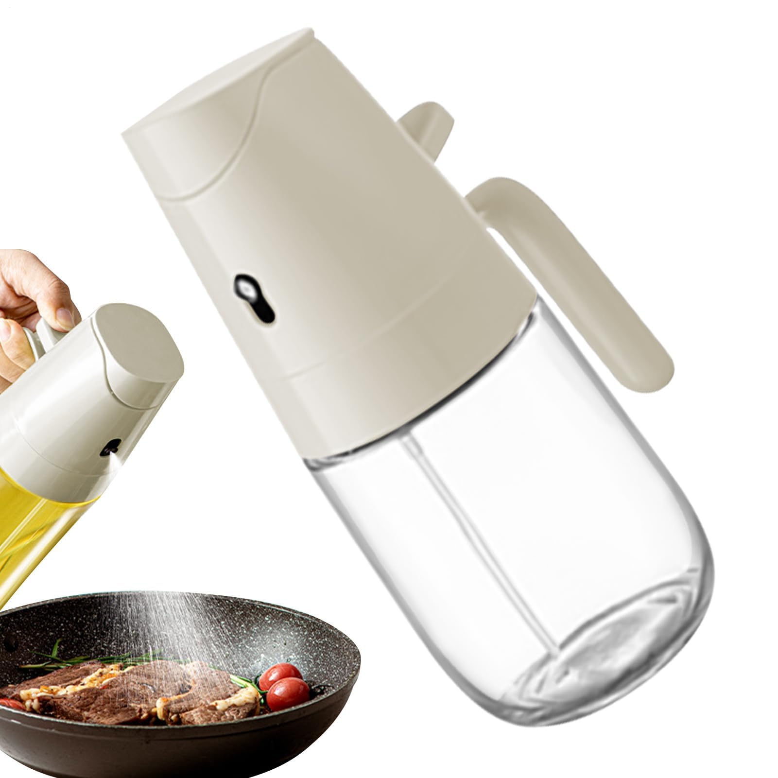Olivenöl-Sprühspender – 300 ml Küchen-Sprühflasche zum Kochen, Grillen, Backen, Grillen, Luftfritteuse, Picknick, Restaurant, Garten, Braten