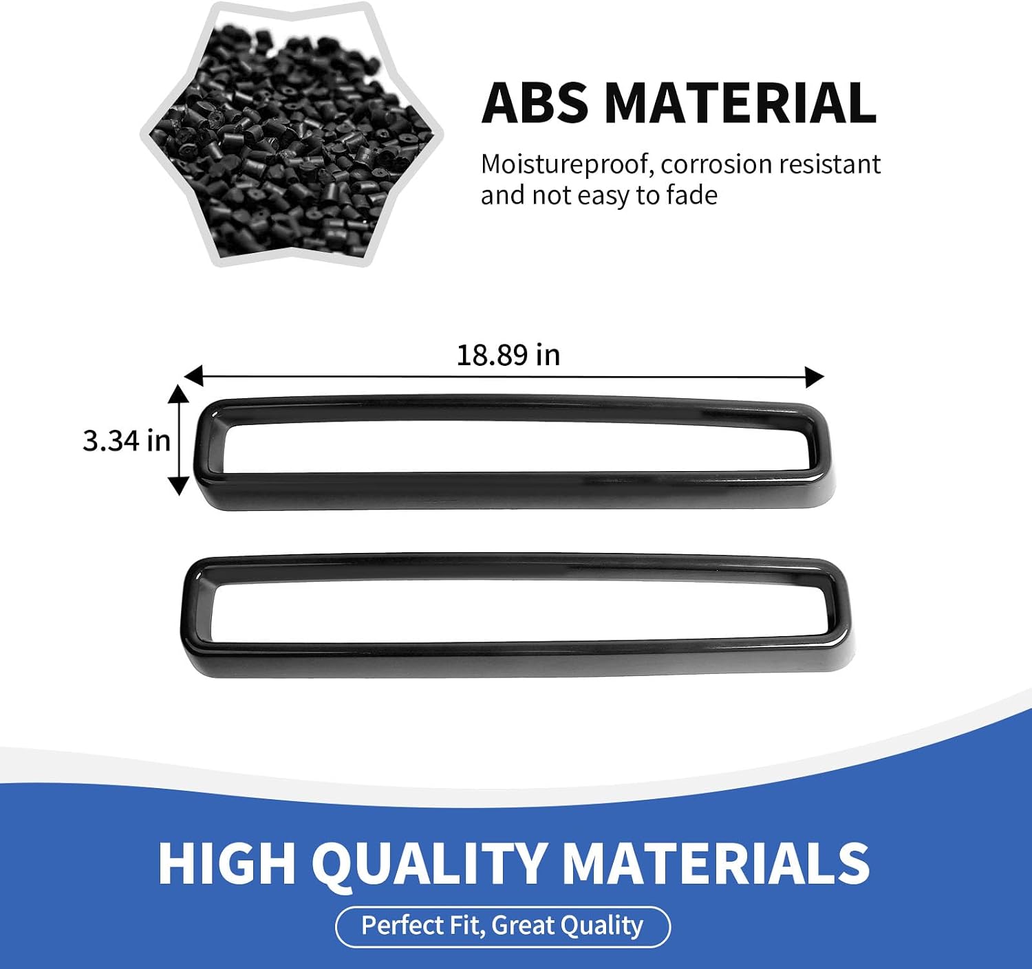 RAZPOY Front Grille Inserts Grill Guard Compatible with 2015-2023 Dodge Challenger Exterior Accessories, Black