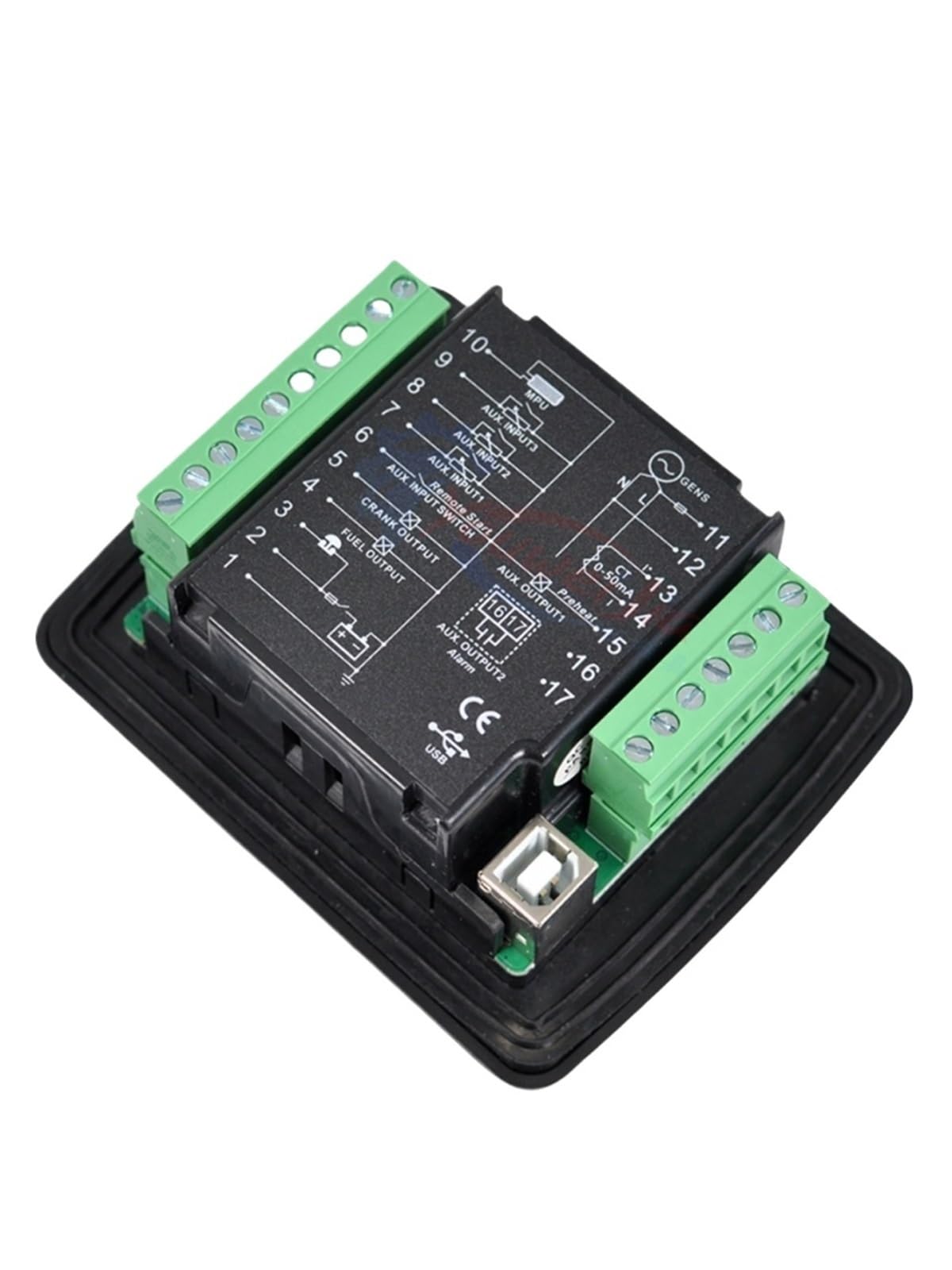 Módulo de control de generador diésel DC30D con interfaz USB para panel compacto 3